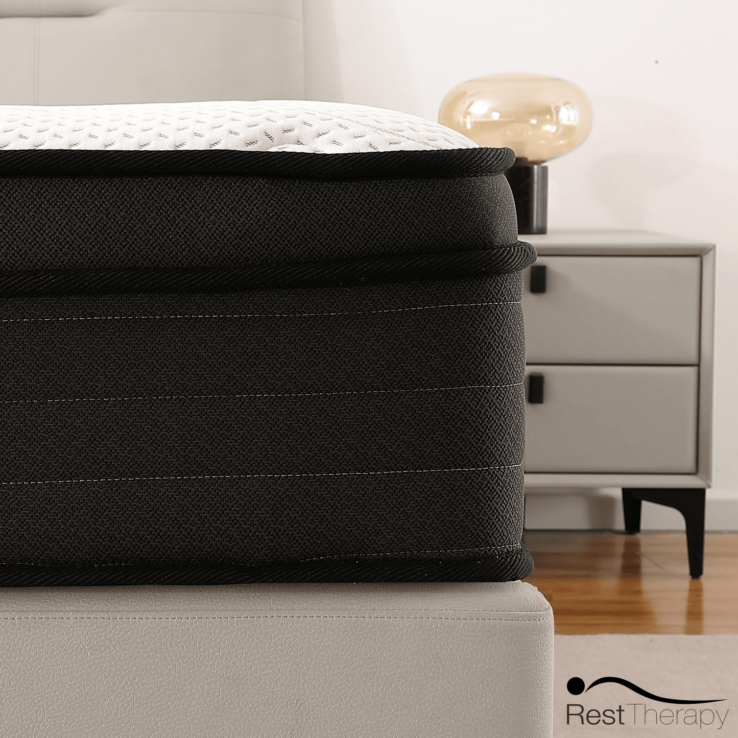 Rest Therapy Mattress 12 Inch Horizon Bamboo Pocket Coil Mattress - Available in 3 Sizes