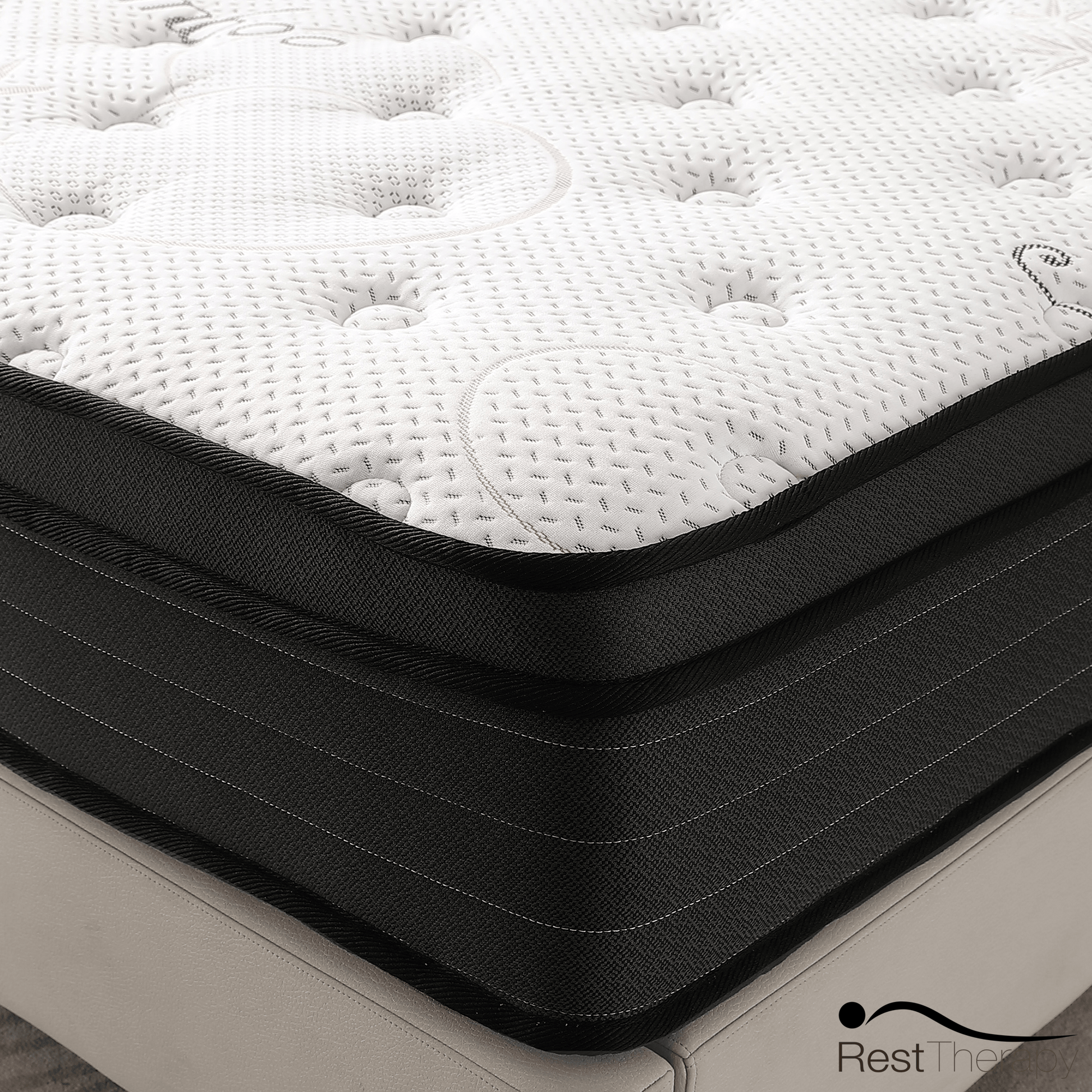 Rest Therapy Mattress 12 Inch Horizon Bamboo Pocket Coil Mattress - Available in 3 Sizes