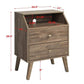 Pending - Modubox Nightstand Milo 2-Drawer Nightstand with Angled Top - Available in 3 Colours