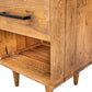 Rustic Classics Nightstand Cypress Reclaimed Wood 1 Drawer Nightstand in Spice