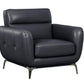 True Contemporary Chair William Tufted Faux Leather Chair - Available in 2 Colours