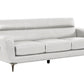 True Contemporary Sofa William Tufted Faux Leather Sofa - Available in 2 Colours