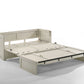 Murphy Cube Cabinet Bed with Queen Size Gel Memory Foam Mattress - Available in 6 Colours