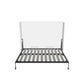 Heidi II White Horizontal Murphy Wall Pull Down Bed - Available in 3 Sizes