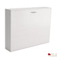 True Contemporary Murphy Wall Bed Heidi II White Horizontal Murphy Wall Pull Down Bed - Available in 3 Sizes