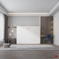 True Contemporary Murphy Wall Bed Heidi II White Horizontal Murphy Wall Pull Down Bed - Available in 3 Sizes