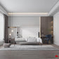True Contemporary Murphy Wall Bed Heidi II White Horizontal Murphy Wall Pull Down Bed - Available in 3 Sizes