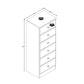Modubox Drawer Chest Astrid 6-Drawer Tall Chest - Multiple Options Available
