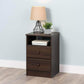 Modubox Espresso Astrid 2-Drawer Nightstand - Multiple Options Available
