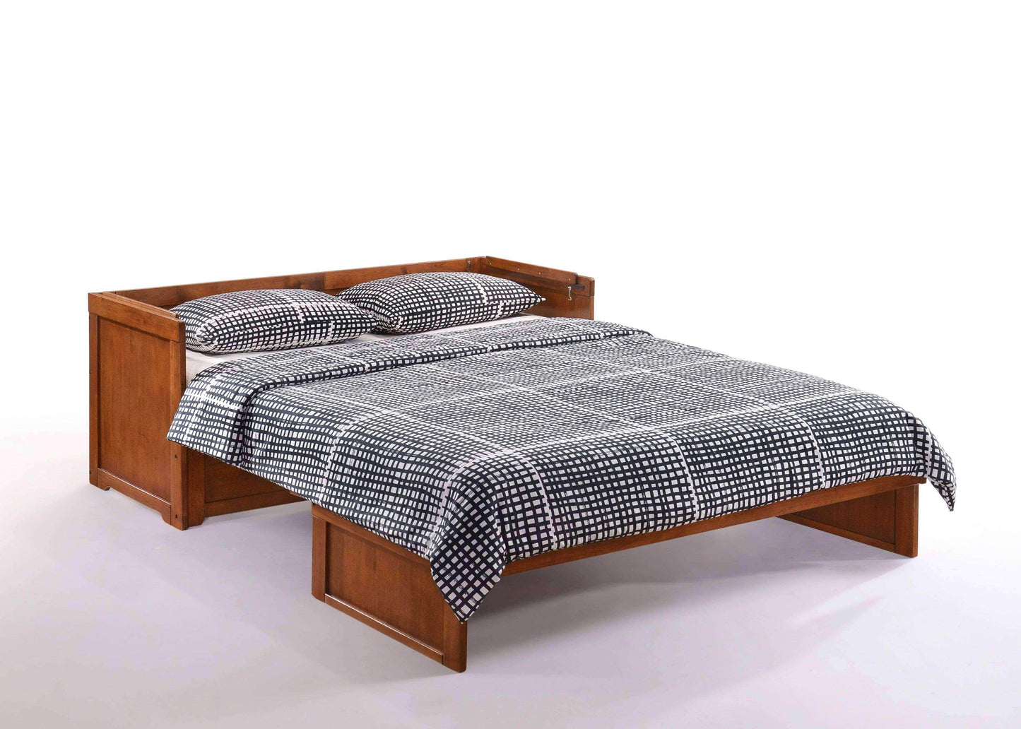 Night and Day Murphy Bed Murphy Cube Cabinet Bed with Queen Size Gel Memory Foam Mattress - Available in 4 Colours