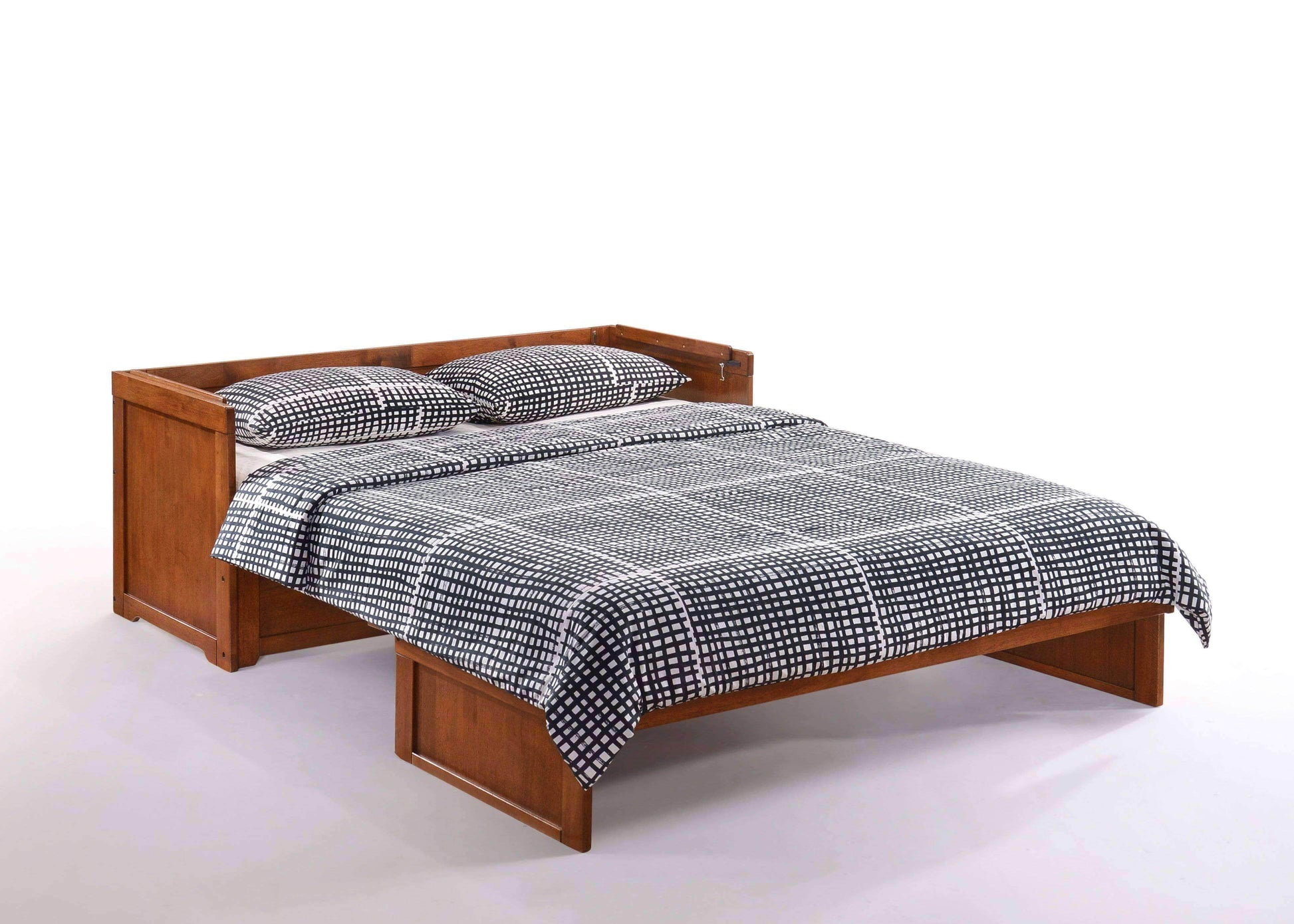 Night and Day Murphy Bed Murphy Cube Cabinet Bed with Queen Size Gel Memory Foam Mattress - Available in 4 Colours