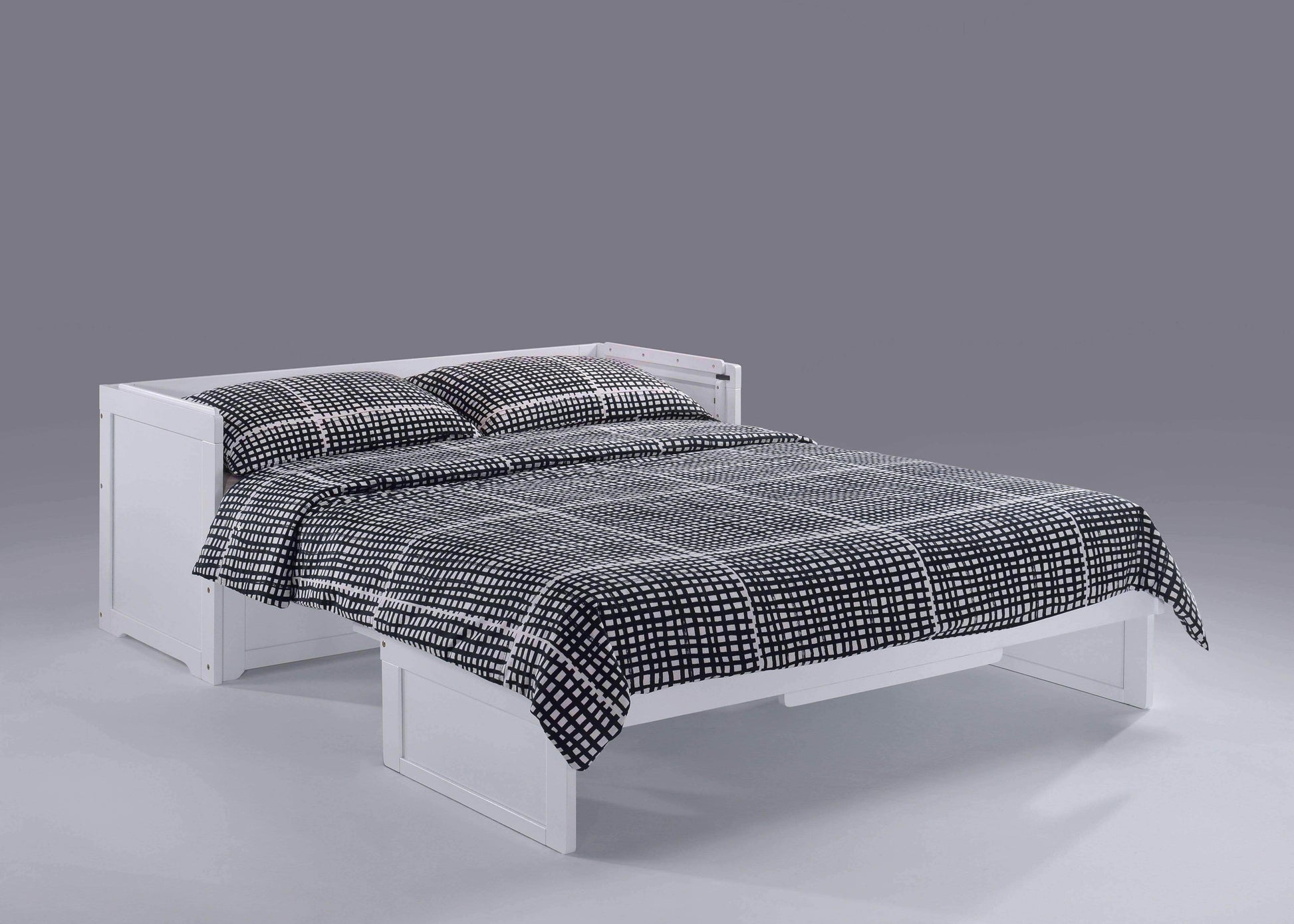 Night and Day Murphy Bed Murphy Cube Cabinet Bed with Queen Size Gel Memory Foam Mattress - Available in 4 Colours