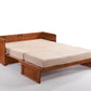 Night and Day Murphy Bed Murphy Cube Cabinet Bed with Queen Size Gel Memory Foam Mattress - Available in 4 Colours