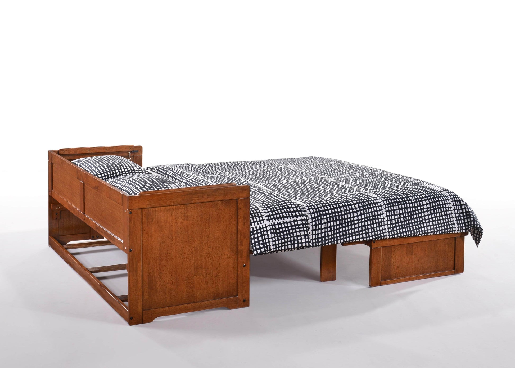 Night and Day Murphy Bed Murphy Cube Cabinet Bed with Queen Size Gel Memory Foam Mattress - Available in 4 Colours