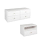 Pending - Modubox Dresser and Nightstand XXXXXX - Hanging Dresser and Nightstand Set - White