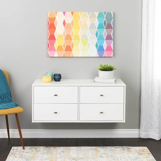 Pending - Modubox Dresser Floating Dresser - White