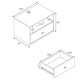 Pending - Modubox Shelf Floating Shelf with Drawer - White