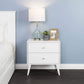 Pending - Modubox White Milo Mid Century Modern 2-drawer Nightstand - Multiple Colours Available