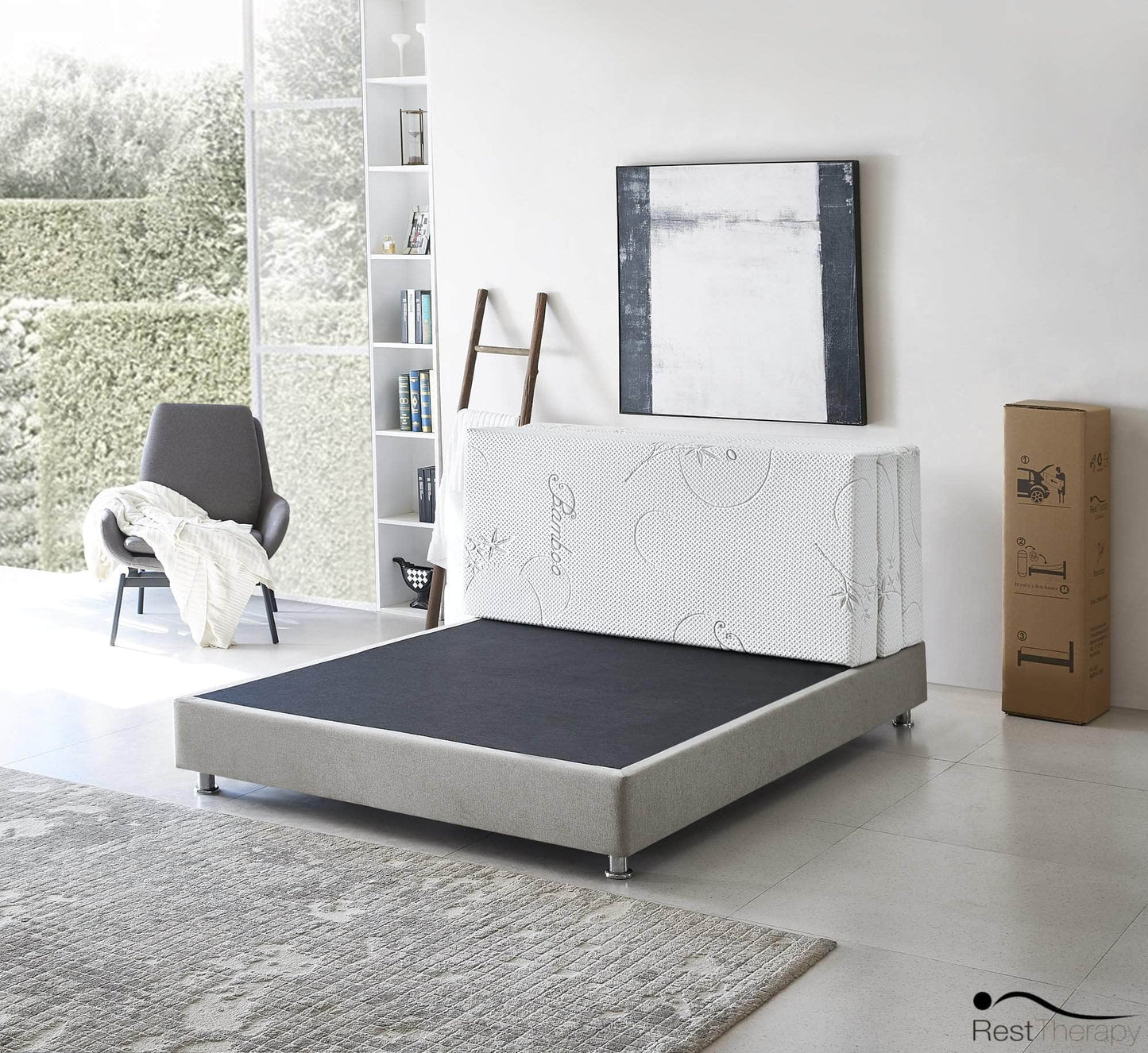 Pending - Rest Therapy 6 Inch Exhilarate Tri Fold Bamboo Cool Gel Memory Foam Mattress - Available in 3 Sizes