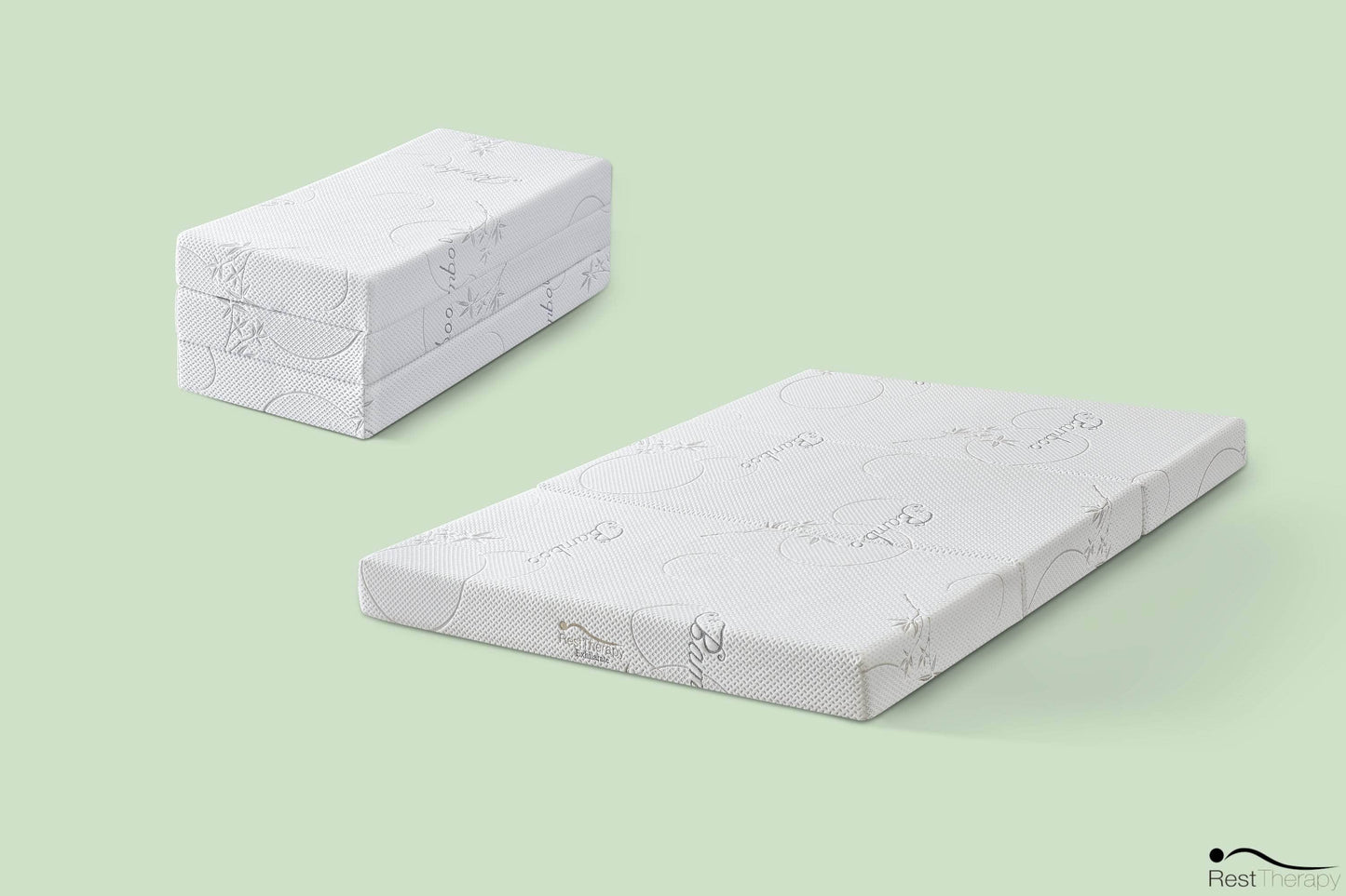 Pending - Rest Therapy 6 Inch Exhilarate Tri Fold Bamboo Cool Gel Memory Foam Mattress - Available in 3 Sizes