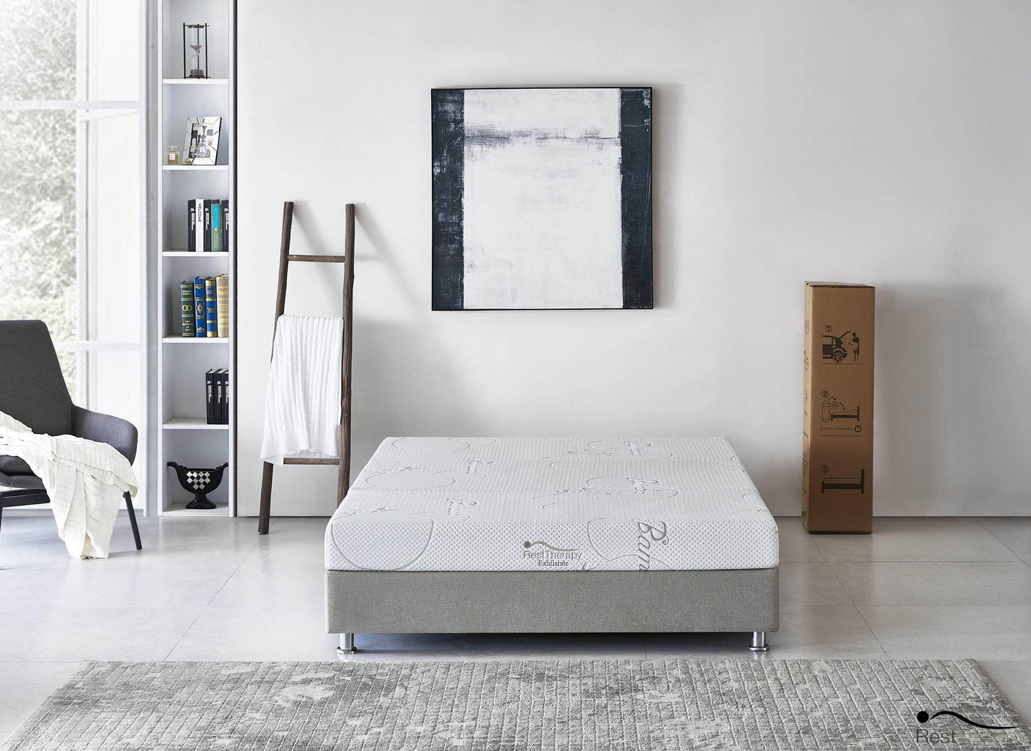 Pending - Rest Therapy 6 Inch Exhilarate Tri Fold Bamboo Cool Gel Memory Foam Mattress - Available in 3 Sizes