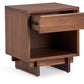 Pending - Rustic Classics Jasper Reclaimed Wood 1 Drawer Nightstand in Brown