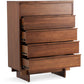 Pending - Rustic Classics Jasper Reclaimed Wood 5 Drawer Chest in Brown