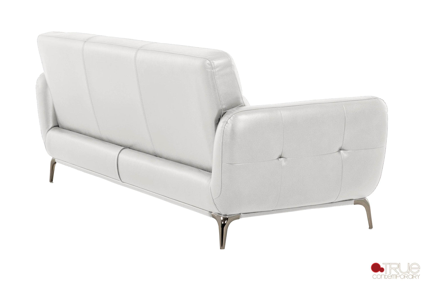 Pending - True Contemporary William 3 Piece Tufted Faux Leather Sofa and Loveseat Set - Available in 2 Colours