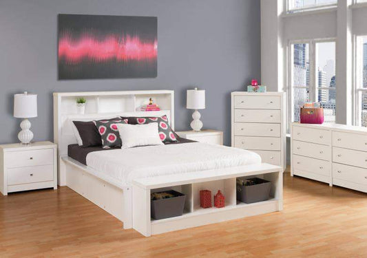 Prepac Calla Bedroom Collection White Calla Six Drawer Dresser - Multiple Options Available