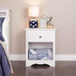 Prepac Sonoma Bedroom White Sonoma 1-Drawer Tall Nightstand - Multiple Options Available