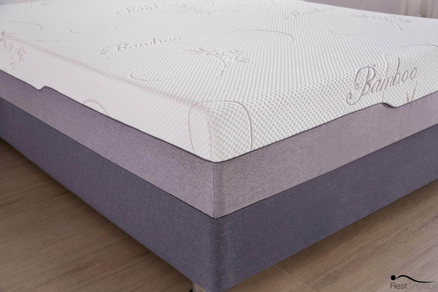 Rest Therapy Mattress 12 Inch Revive Bamboo Cool Gel Memory Foam Mattress - Available in 2 Sizes