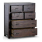 Rustic Classics Drawer Chest Whistler Reclaimed Wood 6 Drawer Chest in Brown