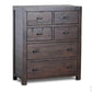 Rustic Classics Drawer Chest Whistler Reclaimed Wood 6 Drawer Chest in Brown