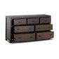 Rustic Classics Dresser Whistler Reclaimed Wood 7 Drawer Dresser in Brown