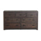 Rustic Classics Dresser Whistler Reclaimed Wood 7 Drawer Dresser in Brown