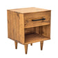 Rustic Classics Nightstand Cypress Reclaimed Wood 1 Drawer Nightstand in Spice
