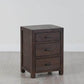 Rustic Classics Nightstand Whistler Reclaimed Wood 3 Drawer Nightstand in Brown