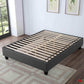 True Contemporary Bed EZ Base Foundation Dark Grey Platform Bed - Available in 4 Sizes