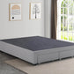 True Contemporary Bed EZ Base Foundation Grey Platform Bed with 2 Storage Drawers - Available in 4 Sizes