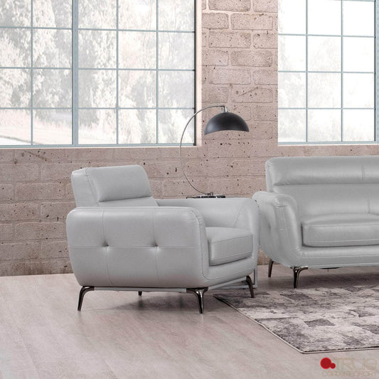 True Contemporary Chair William Tufted Faux Leather Chair - Available in 2 Colours