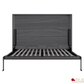 True Contemporary Murphy Wall Bed Heidi II Rustic Grey Horizontal Murphy Wall Pull Down Bed - Available in 3 Sizes