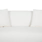 Pending - True Contemporary Archibald 2 Piece Curved Kidney Shaped Sectional Sofa and Chair Set in Wolly Ivory