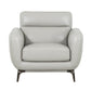 True Contemporary Sofa Set William 3 Piece Tufted Faux Leather Sofa and Loveseat Set - Available in 2 Colours