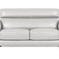 True Contemporary Sofa Set William 3 Piece Tufted Faux Leather Sofa and Loveseat Set - Available in 2 Colours