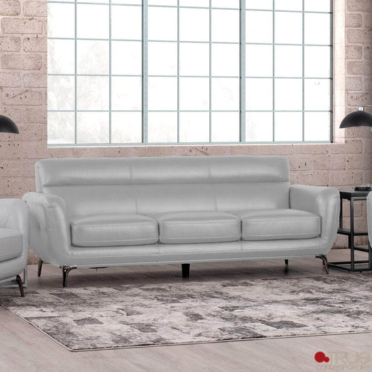 True Contemporary Sofa William Tufted Faux Leather Sofa - Available in 2 Colours