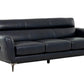 True Contemporary Sofa William Tufted Faux Leather Sofa - Available in 2 Colours